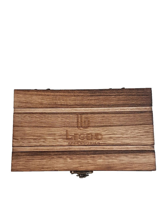 Legend Accessories Σετ Ξύλινo Παπιγιόν με Μανικετόκουμπα & Μαντήλι Legend Πολύχρωμο Legend Accessories Σετ Ξύλινo Παπιγιόν με Μανικετόκουμπα & Μαντήλι Legend Πολύχρωμο