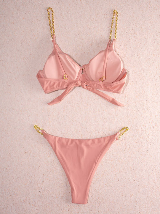 Set Bikini Brazilia Roz