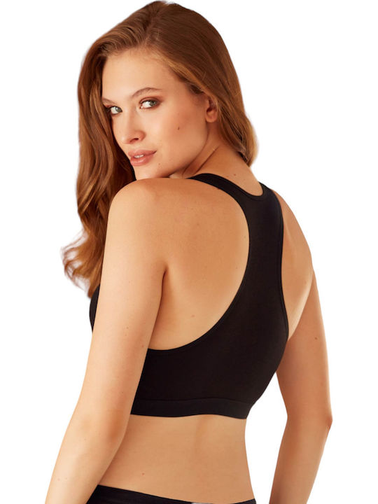 Women's Sports Bra without Padding Black
