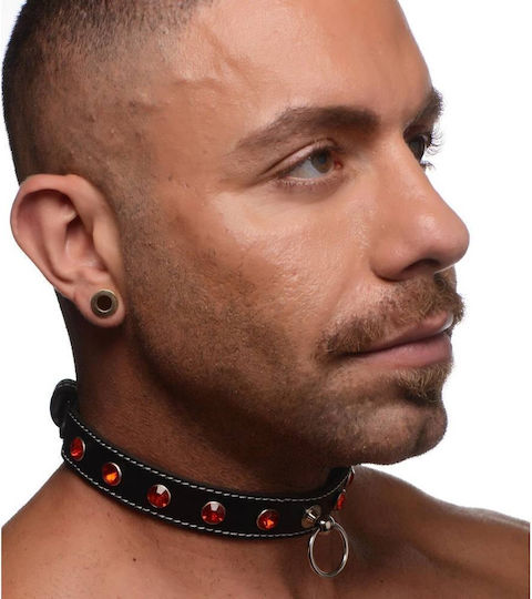 Strict Leather Κολάρο σε Κόκκινο Χρώμα