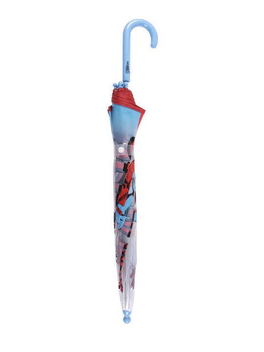 Cerda Umbrelă Pentru Copii Baston Spider-man Transparentă Cu Diametru 71cm