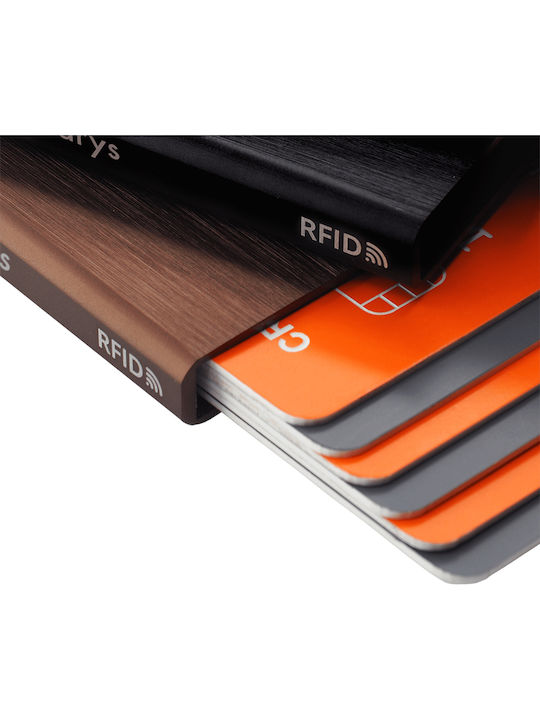 Ανδρικό Πορτοφόλι με RFID Μαύρο