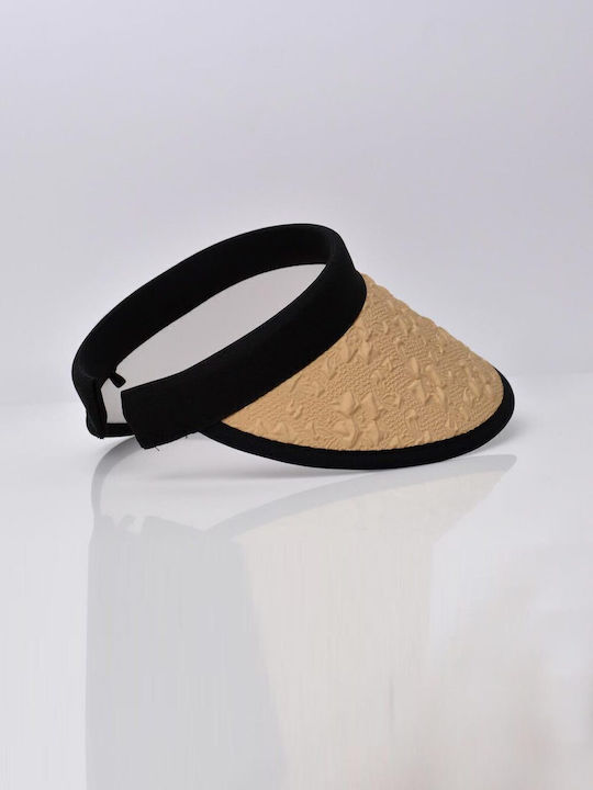 Potre Frauen Stoffartig Hut Beige