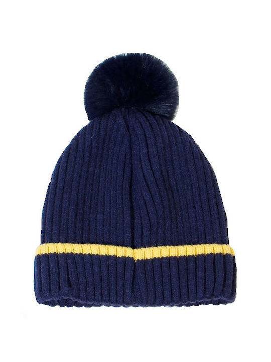 Tatu Moyo Kids Beanie Knitted Navy Blue