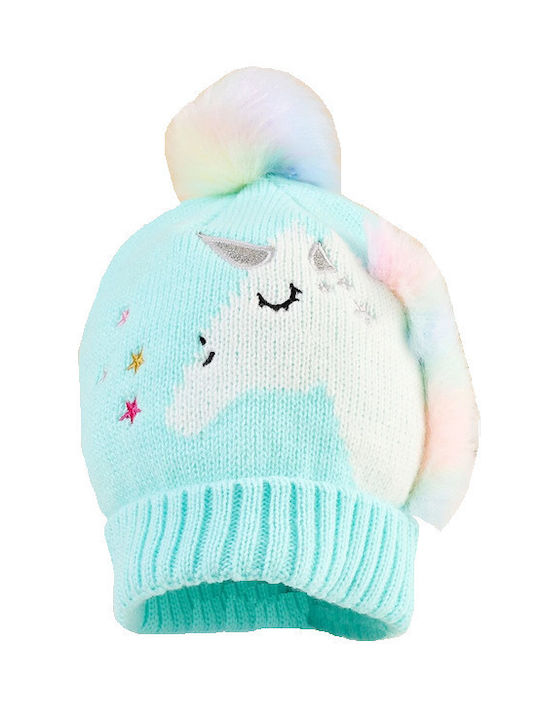 Tatu Moyo Kids Beanie Knitted Turquoise