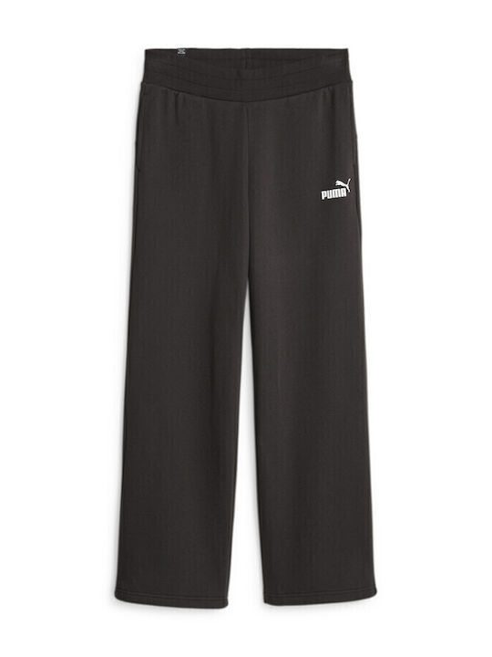 Logo Jogginghose Vlies Schwarz