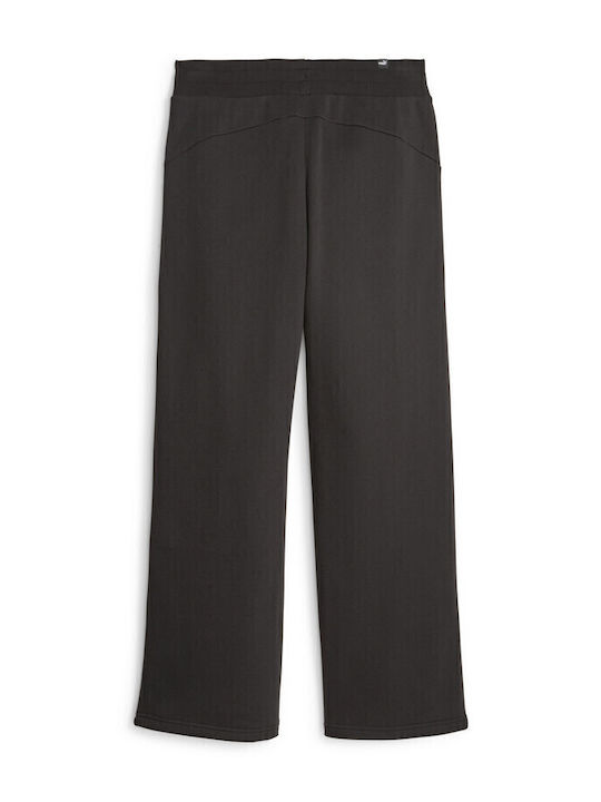 Logo Jogginghose Vlies Schwarz