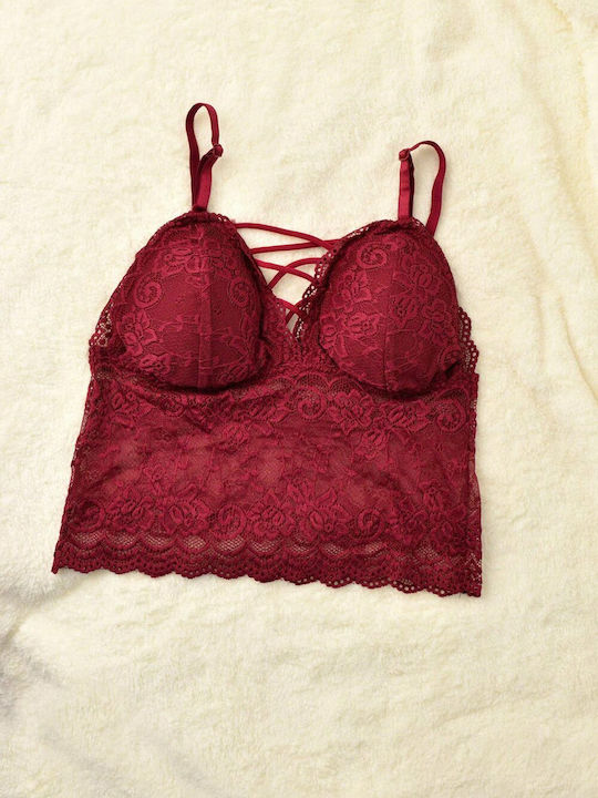 Potre Bralette Bralette Σουτιέν Μπορντό