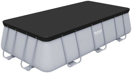 Bestway Protective Pool Cover Parallelogram Black 412x412cm