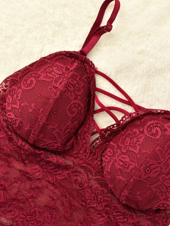 Potre Bralette Bralette Σουτιέν Μπορντό