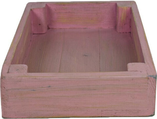 Nakaro Wood Carrier Serving Basket Wooden with Dimensions 25x17cm 1pcs