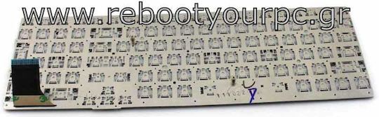 Qoltec Laptop Keyboard for Sony without Frame in Black Color 7180