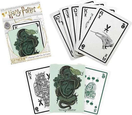 Aquarius Playing Συλλεκτική Τράπουλα Harry Potter για Poker Λευκή