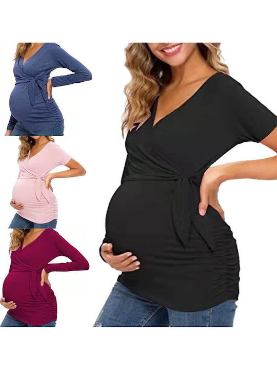 Queen Mother Maternity Top Fuchsia