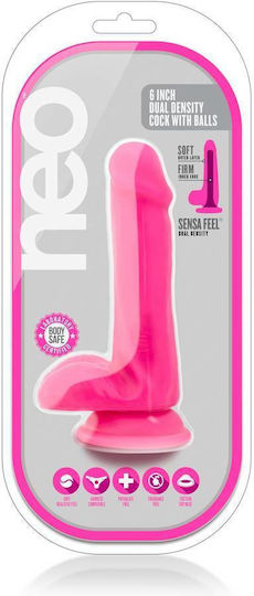 Blush Realistisches Dildo mit Hoden und Saugnapf Rosa 15cm