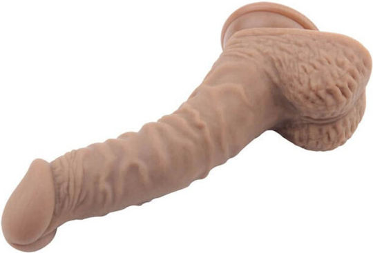 Chisa Novelties Dildo Dildo realist cu Testicule și Ventuză 19.5cm
