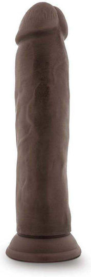 Dr. Skin Ρεαλιστικό Dildo με Βεντούζα Καφέ 23cm