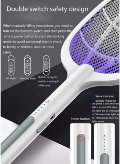 Electric Bug Zapper Racket