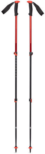 Black Diamond Trail Trail Sport Trek Telescopice Baston de trekking din aluminiu 1 buc Negru