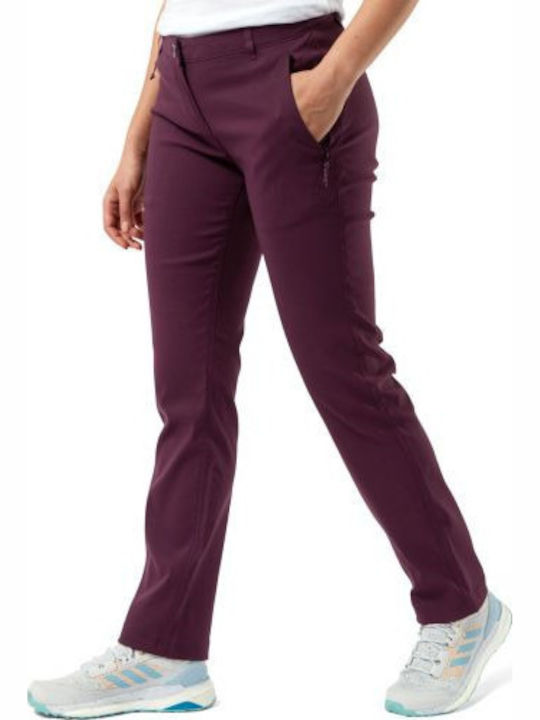 Craghoppers Pro II Lang Hose Klettern Lila