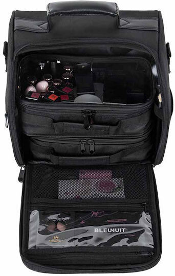Koncai Fabric Cosmetic Case Black H31xW28xD20cm