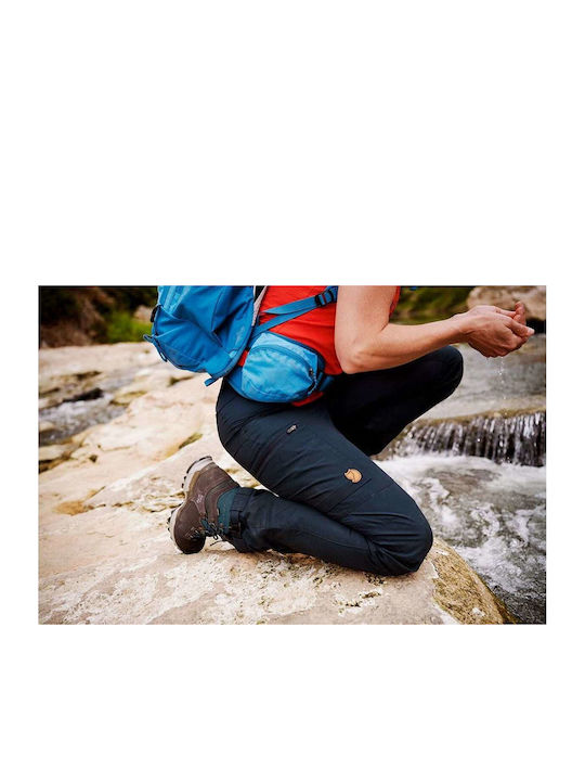 Fjallraven Kaipak Femei Lung Pantaloni de drumeție Roșu