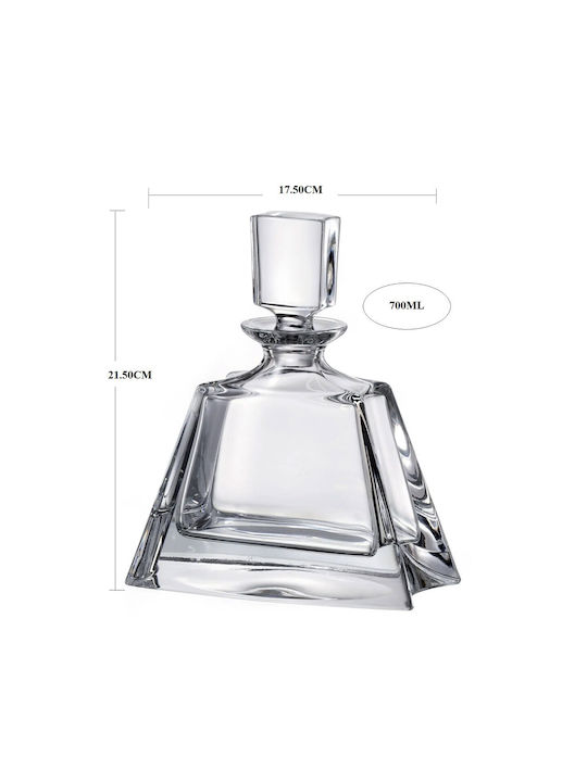 Novaker Crystal Wedding Decanter Τransparent