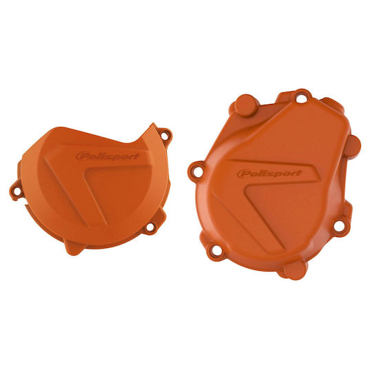 Polisport Motorcycle Engine Cover Protector KTM 450 SX-F Orange