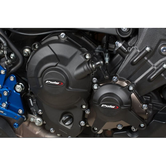 Puig Motorcycle Engine Cover Protector Yamaha MT-09 Black