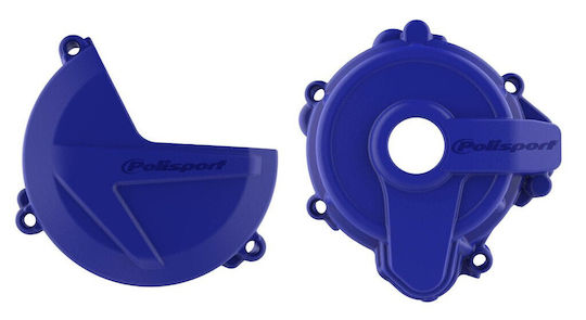 Polisport Motorcycle Engine Cover Protector Blue