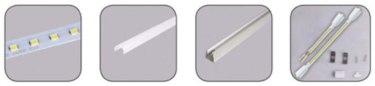 Batten T5 300Mm Under-Cabinet LED Light 5W Natural White with Switch L30xD3.4xH2.3cm