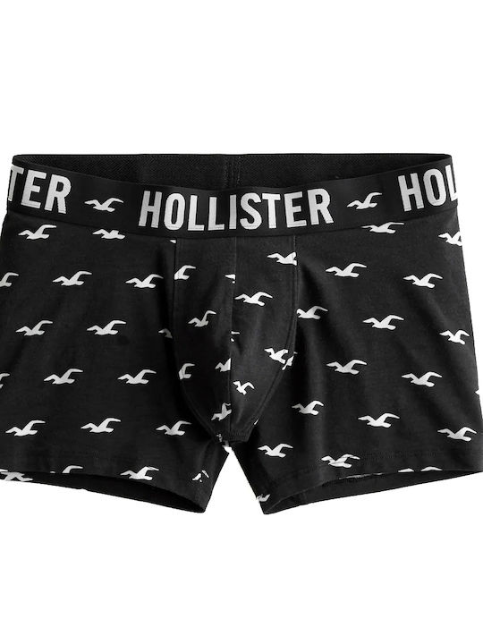 Men's Boxer Black with Patterns