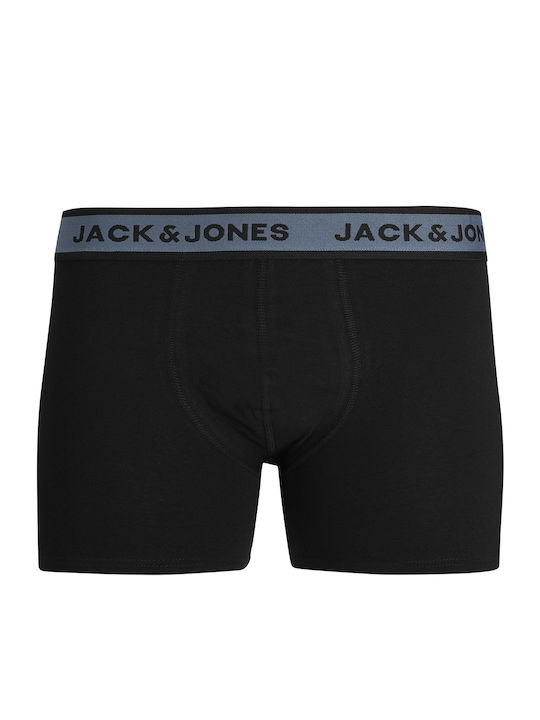 Jack & Jones Ανδρικά Μποξεράκια Μαύρα 3Pack