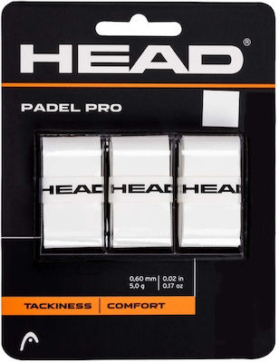 Head Pro Overgrip Λευκό 3τμχ