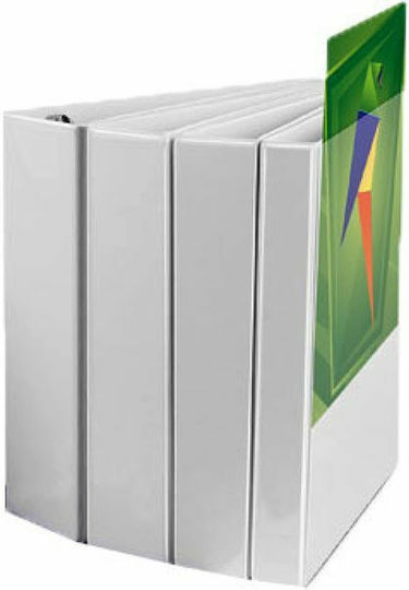 Класьор 3/32 за Хартия A4 с 4 Rings Пръстени Бял 1бр