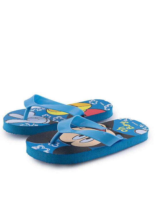 Παιδικές Σαγιονάρες Flip Flops Mickey Γαλάζιες