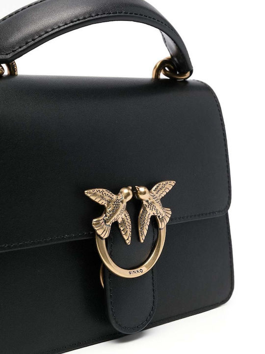 Love One Top Leather Women's Bag Handbag Black