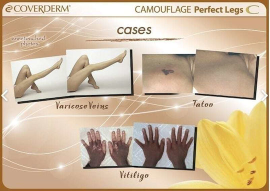 Coverderm Perfect Legs Waterproof Make Up Fluid SPF40 53 75ml