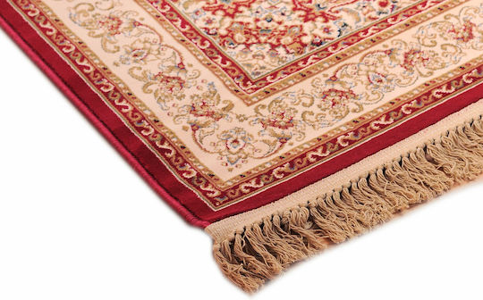 Klonaras Orian 2332 Rug Rectangular with Fringes Red