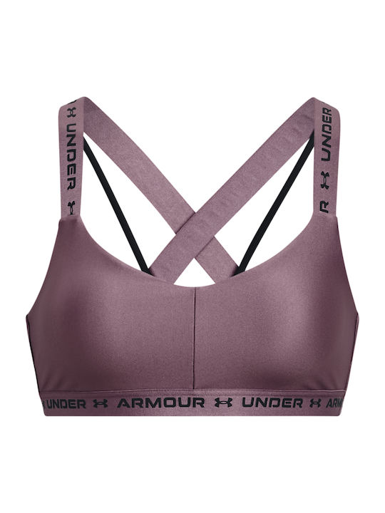 Crossback Low Women's Bra without Padding Purple