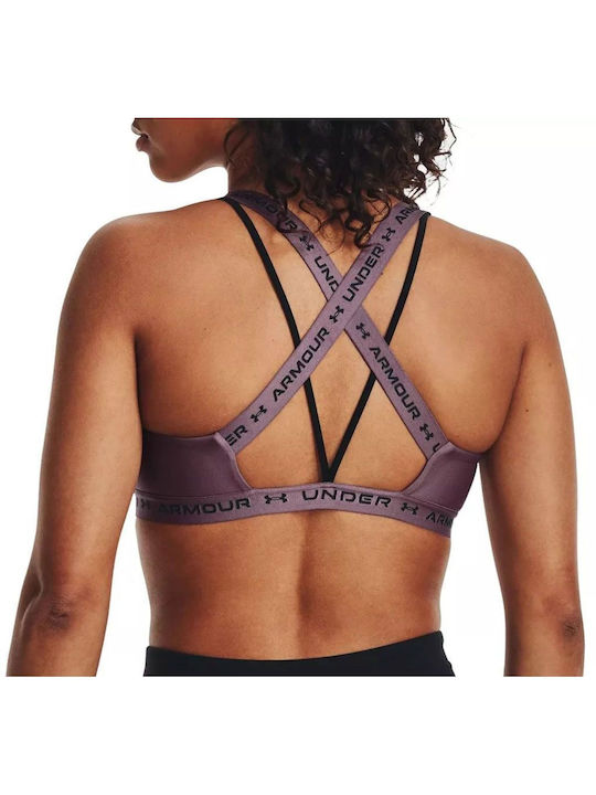 Crossback Low Women's Bra without Padding Purple