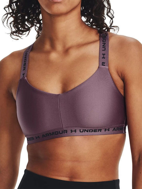 Crossback Low Women's Bra without Padding Purple