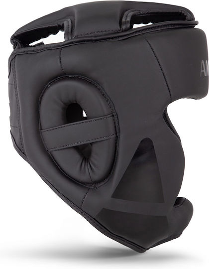 AMILA Adult Full Face Boxing Headgear Synthetic Leather Black