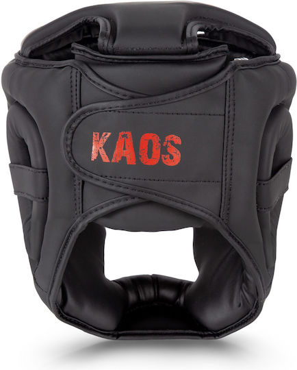 AMILA Adult Full Face Boxing Headgear Synthetic Leather Black