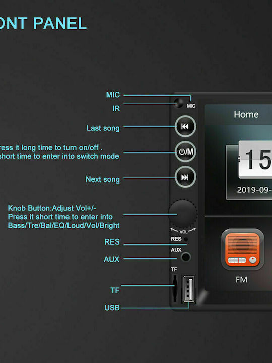 Digital IQ Ηχοσύστημα Αυτοκινήτου 2003-2012 (Bluetooth/USB/AUX/WiFi/GPS/Apple-Carplay/Android-Auto) με Οθόνη Αφής 7"