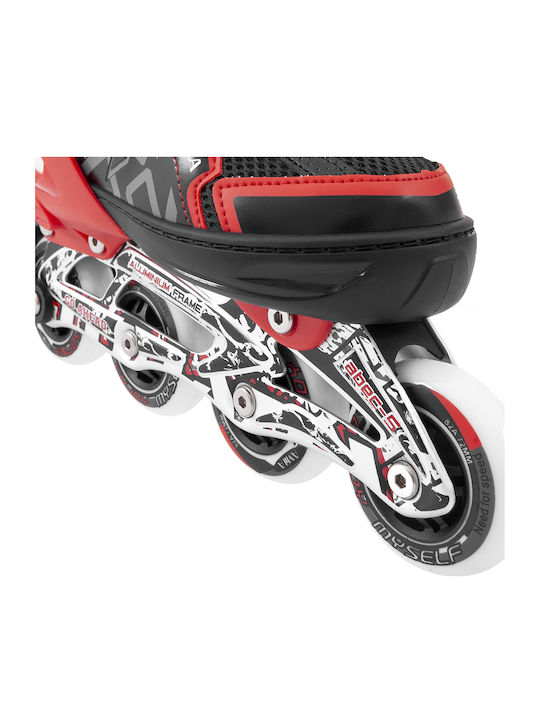 AMILA Inline Αυξομειούμενα Rollers Κόκκινα Παιδικά
