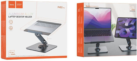 Hoco PH52 Plus Tabletständer Schreibtisch bis 12.9" in Gray Farbe