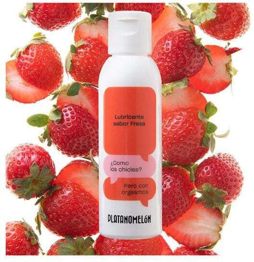 Platanomelon Strawberry Water-Based Vaginal Lubricant 50ml