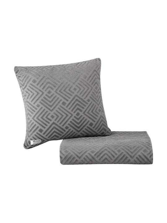 Madi Μαξιλάρι Καναπέ Lavir Grey 50x50εκ.