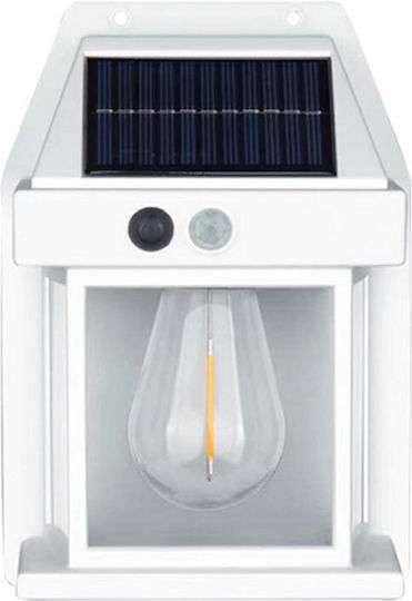 BK-8881 Wall Mounted Solar Light 600lm Warm White with Motion Sensor and Photocell IP65